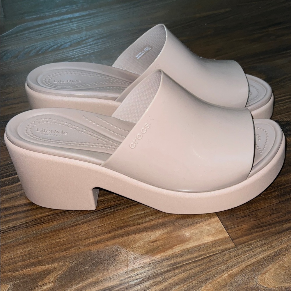 CROCS Brooklyn High Shine Heel Women's Size 10
